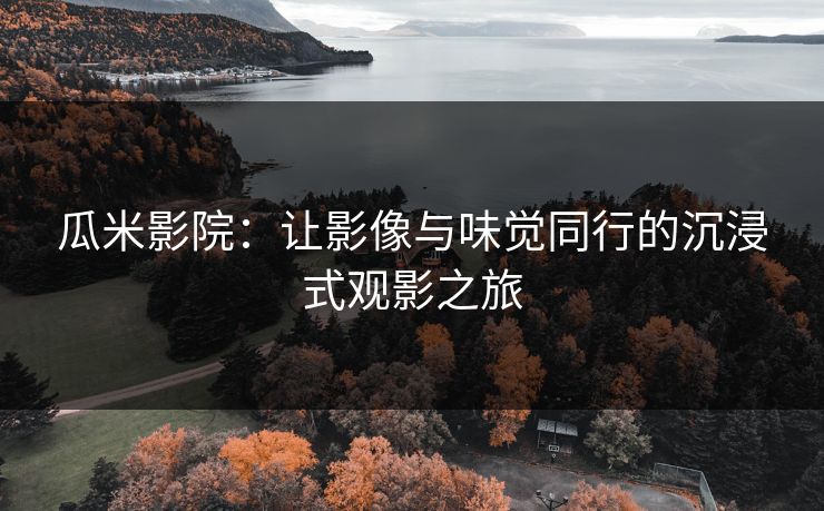 瓜米影院：让影像与味觉同行的沉浸式观影之旅  第1张